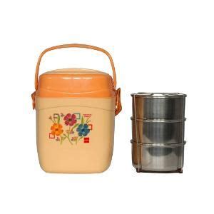 cello world relish 4 stainless steel lunch box|Cello World 8901372493259 4 Containers Lunch Box .